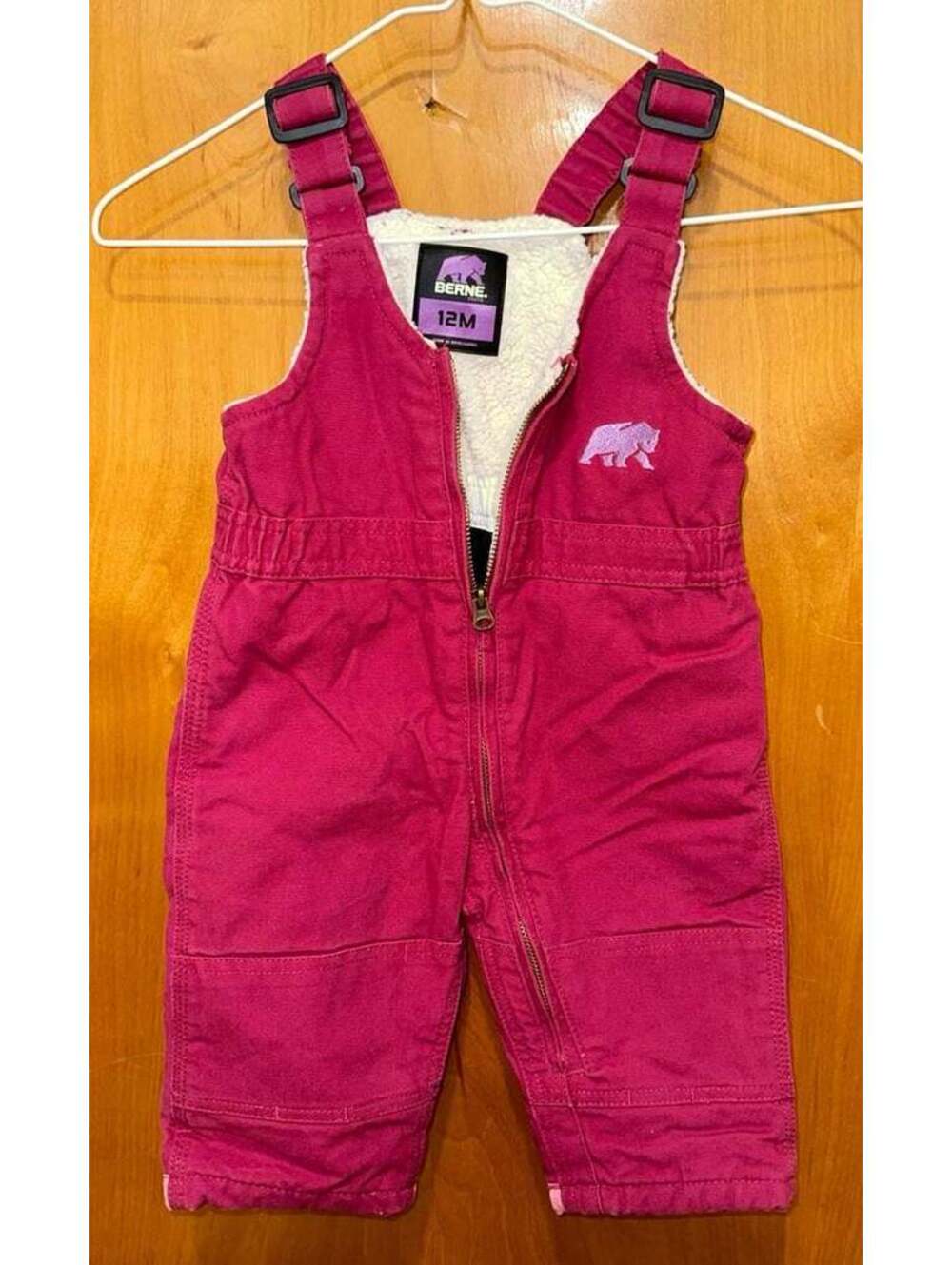 Berne thick winter snow suit bib size 12 months